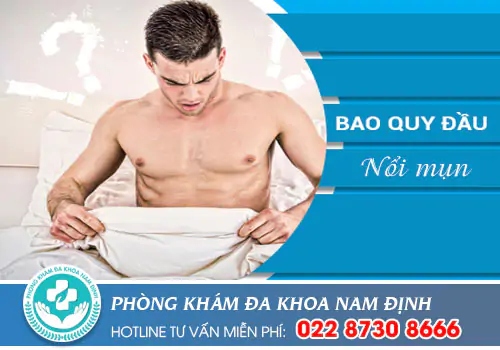 Bao quy đầu bị nổi mụn