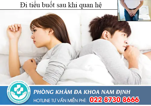 Đi tiểu buốt sau khi quan hệ