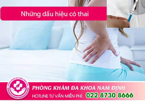 Những dấu hiệu có thai