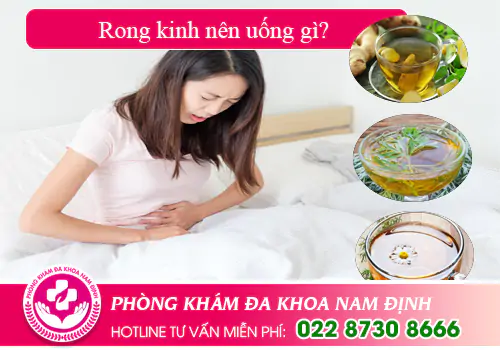 Rong kinh nên uống gì?
