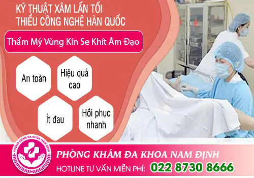 Thẩm mỹ vùng kín se khít âm đạo với công nghệ hiện đại tại Nam Định
