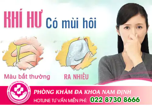 vùng kín có mùi hôi